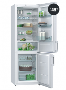 Kombinovaná chladnička s mrazničkou Gorenje (biela farba)