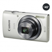 Kompaktný fotoaparát lacný Canon IXUS 160 biely