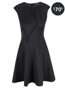Lacno - spoločenské šaty krátke AX Paris čierne