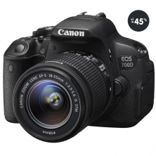 Výpredaj - fotoaparát digitálny Canon EOS 700D čierny