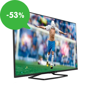 Akcia: Najlacnejšie LED televízory (HD/UHD) so zľavou až 53%